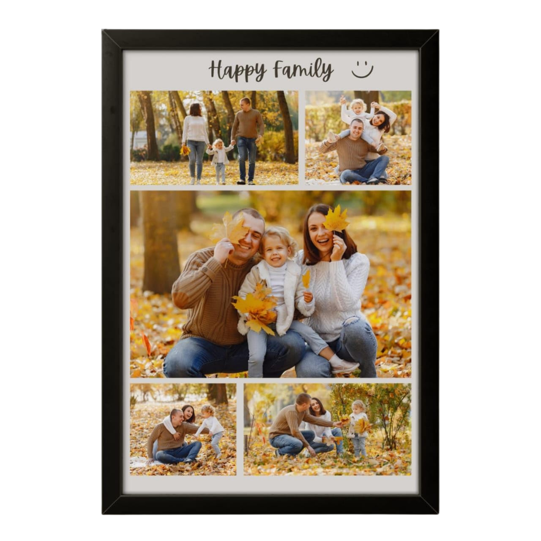 Happy Family Collage Frame