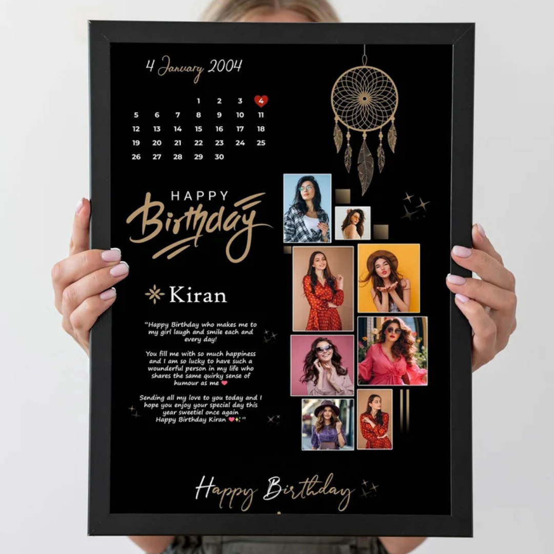 Birthday Memory Collage Frame