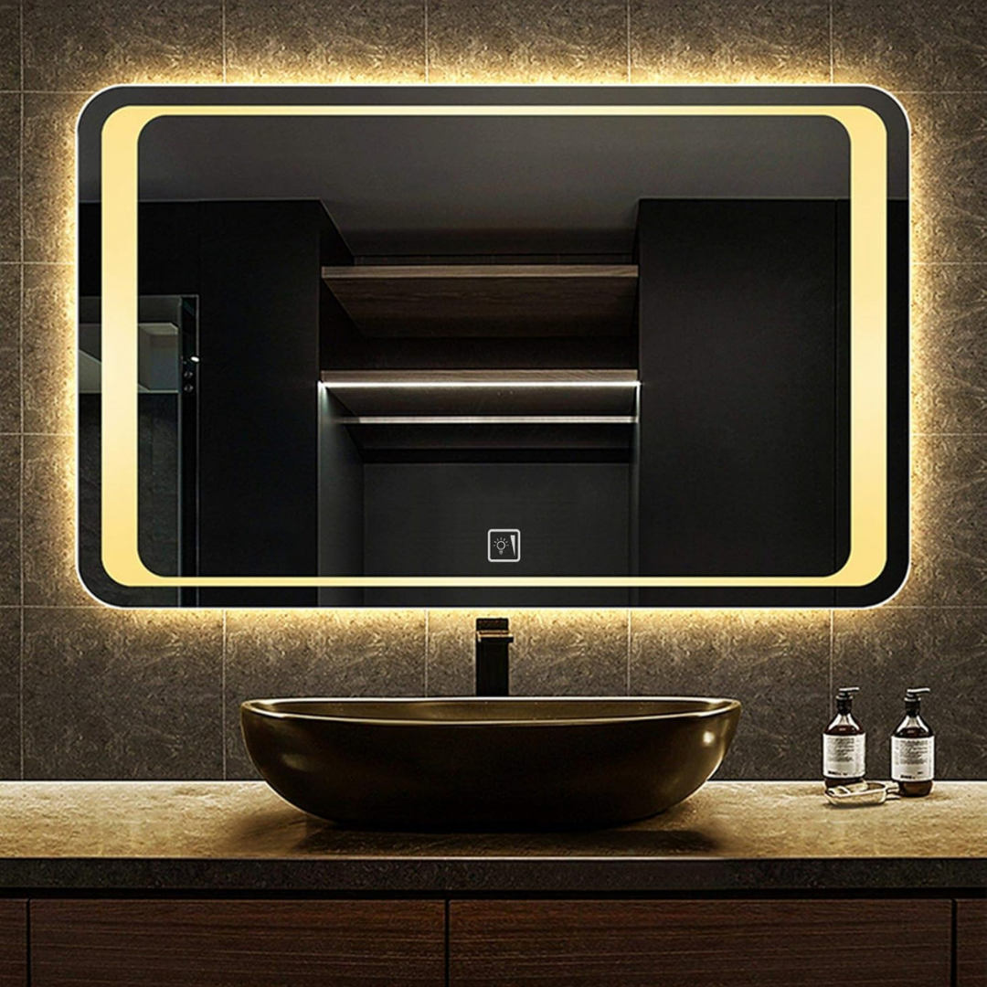 Rectangular Ambient LED Mirror